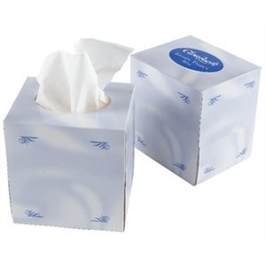 Boutique Soft Facial Tissues Cubed White 2 ply 70 sheet Box 24