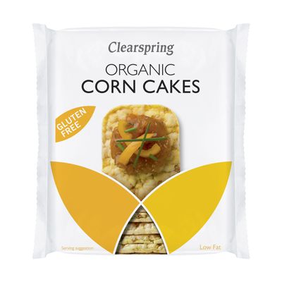 Clearspring Organic Corn Cakes - Lightly Salted