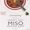 Clearspring Hearty Red Instant Miso Soup with Sea Vegetable, 40g view 1