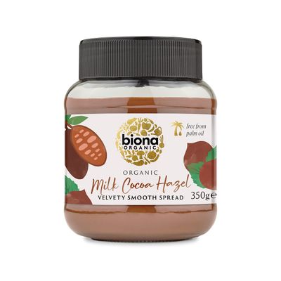 Biona Organic Milk Chocolate Hazel Spread, 350g