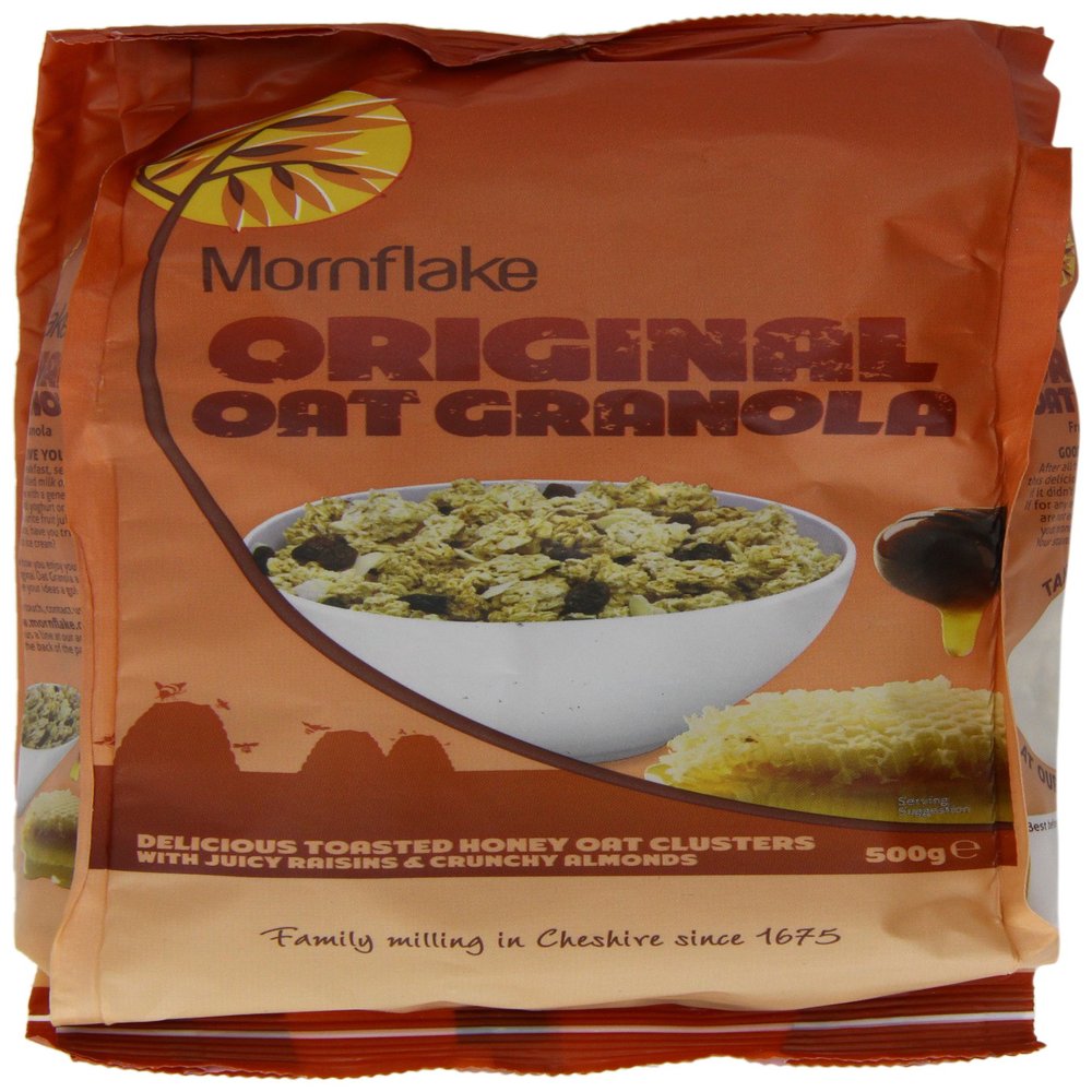 Mornflake Resin and Honey Original Oat Granola, 500 g