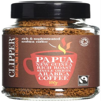 Clipper Papua New Guinea Rich Roast Single Origin Arabica Coffee, 100 g