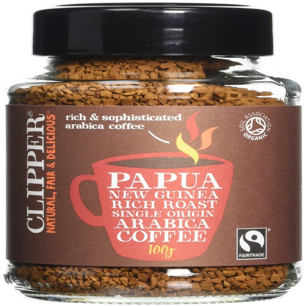 Clipper Papua New Guinea Rich Roast Single Origin Arabica Coffee, 100 g