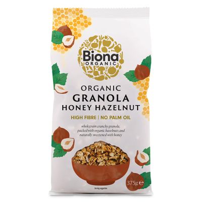 Biona Organic Honey Hazelnut Granola, 375g