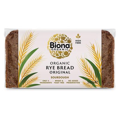 Biona Organic Rye Bread, 500g