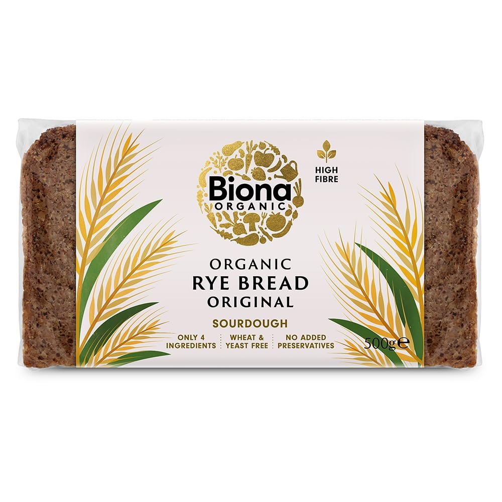 Biona Organic Rye Bread, 500g