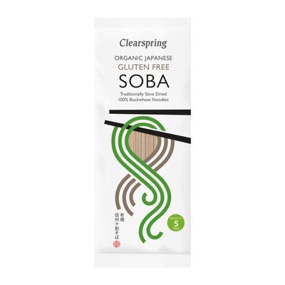 Clearspring Organic Japanese 100% Buckwheat Soba Noodles