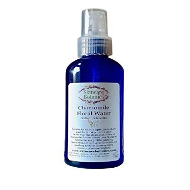 100% Pure & Organic Chamomile Floral Water | Pure Aromatherapy Mist Spray | Soothing & Calming | An excellent pure & natural floral water for sensitive skin | Can be used as a soothing mist & as a gentle toner | All natural, pure & organic | Easy spr