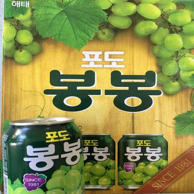 Bon Bon Korean Canned Grape Nectar(238Mlx12)