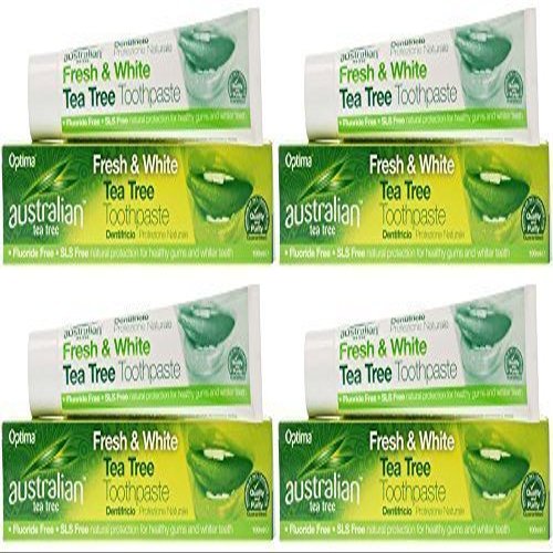 (4 PACK) - Australian Tea Tree - Tea Tree Toothpaste | 100ml | 4 PACK BUNDLE by Australian Tea Tree