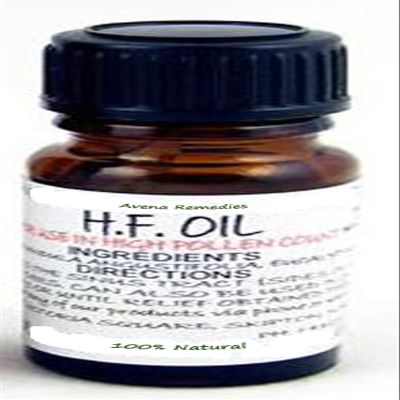 100% Natural Hay Fever Treatment: ready to apply ''rub on'' aromatherapy oil 10ml by Avena Remedies