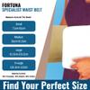 Fortuna Specialist Waist Belt  Lower Back Support Belt for Men & Women | Lumbar Brace for Sciatica, Back Pain Relief, Sacroiliac Support | Elasticated Support for Everyday & Sports Use (Small) view 2