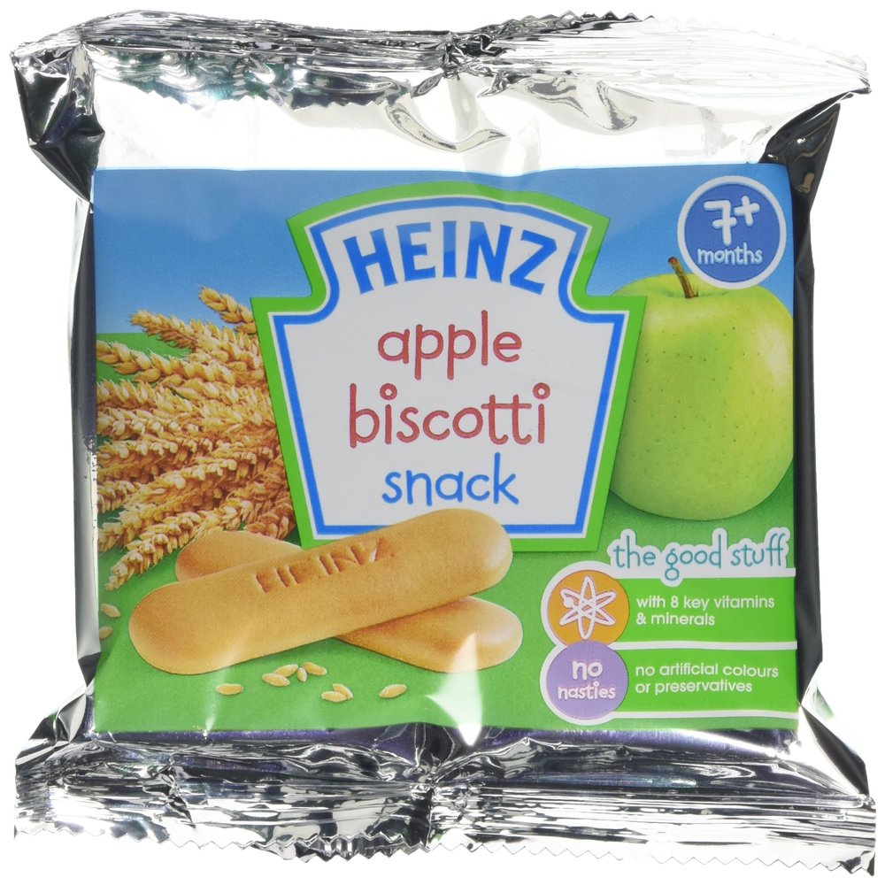Heinz So Yummy Apple Biscotti 7+ Months 12 x 60g