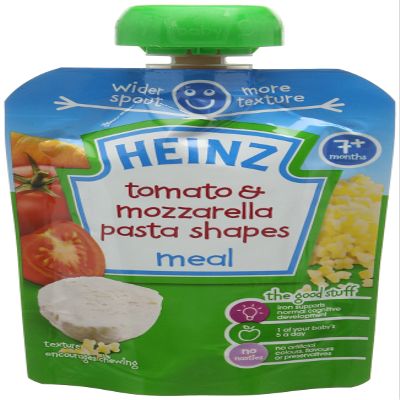 Heinz Tomato and Mozzarella Pasta Shapes Meal 130 g (Pack of 5)