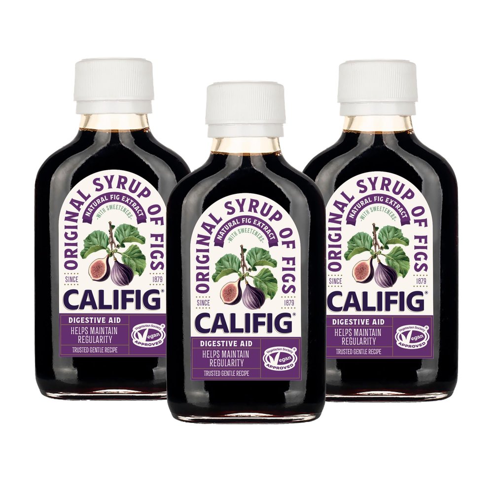 Califig Syrup of Figs | Three pack | Natural Digestive Aid | Vegan | With Fig Extract | Helps Maintain Regularity | 3 X 100 ml