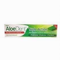 ALOEDENT FLUORIDE+ TRIPLE ACTION TOOTHPASTE - 100 ML by Aloe Dent