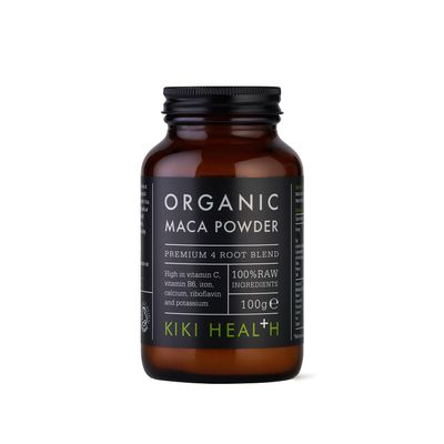 KIKI Health Organic Maca Powder | Premium Peruvian Superfood from Peru | Nutrient-Rich Adaptogenic Maca Root Blend | Natural Energy Boost & Hormonal Balance | Versatile & Easy to Use - 100g