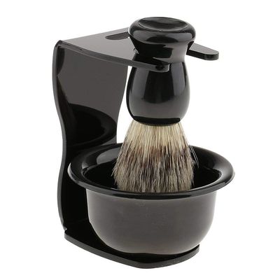 Backbayia Shaving Brush Razor Bowl Shaving Kit Manual Shaving Tools