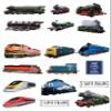 18 Stand Up Steam Engine Diesel Electric Train Themed Edible Wafer paper Cake Toppers Decorations view 2