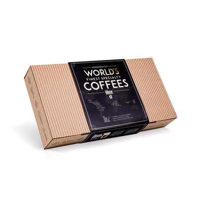 Original Gourmet Coffee Gift Set for Men & Women  10 of The Worlds Finest Single Estate Specialty & Organic Coffees | Brew & Enjoy Anytime, Anywhere | Hamper Style Letterbox Gift Idea for Him & Her