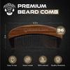 Beardilizer Beard Comb 100% Natural Buffalo Horn, 1 Count view 4