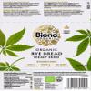 Biona Organic Rye Hempseed Bread, 500g view 2