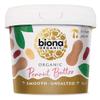 Biona Organic Smooth Peanut Butter 1KG - Unsalted & Palm Oil Free - Made with Freshly Roasted Organic Nuts - Source of Vegan Protein - Gluten & GMO Free view 1