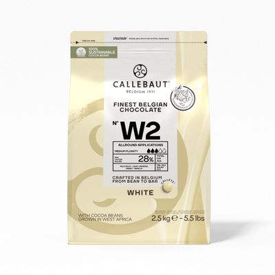 Callebaut Select White W2 Chocolate Callets 2.5 kg