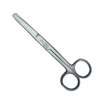 1 PAIR OF STEROPLAST MEDICAL NURSES STAINLESS STEEL FIRST AID SAFETY BLUNT TIPPED SCISSORS