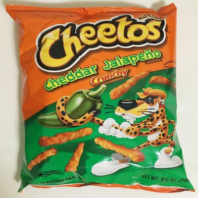 8.5oz Cheetos Cheddar Jalapeno Crunchy (Pack of 4)