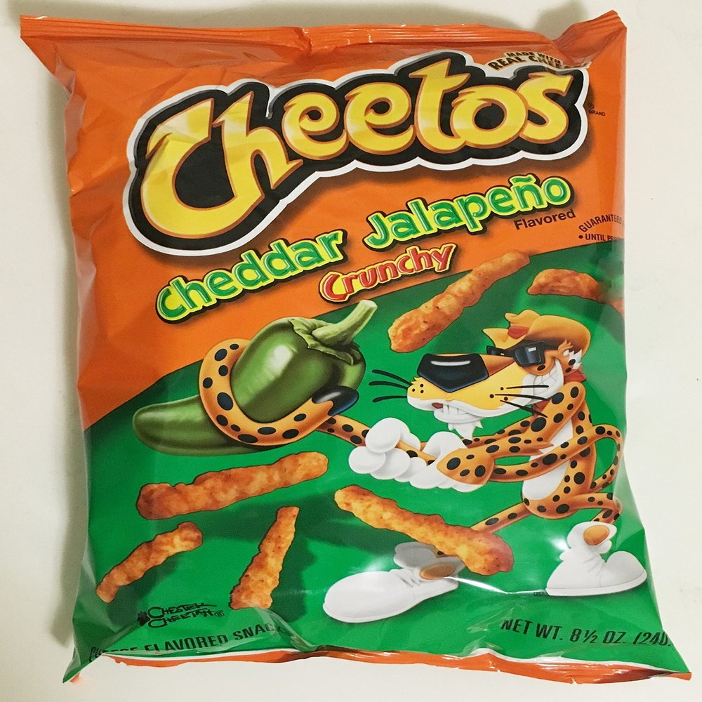 8.5oz Cheetos Cheddar Jalapeno Crunchy (Pack of 4)
