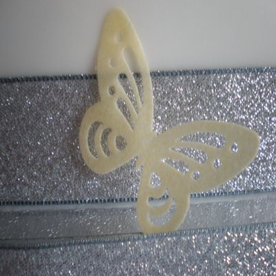 24 Gorgeous Precut Pale Yellow Lemon Cut Out Style Edible Wafer Paper Butterfly Cake Toppers Decorations