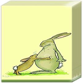 IHR Ideal Home Range - Pocket Tissues You are The Best Guess How Much I Love You Hare 1 Packet of 10 Individual 4-Ply Pocket Tissues 21 cm x 21 cm / 8 inch x 8 inch