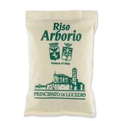 ARBORIO Rice - 5 kg - in Cellophane bag with protective atmosphere and Sack Canvas