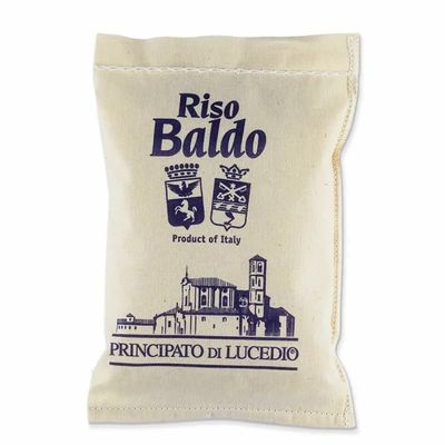 Baldo Rice - 1 kg - in Cellophane Bag with Protective Atmosphere and Sack Canvas