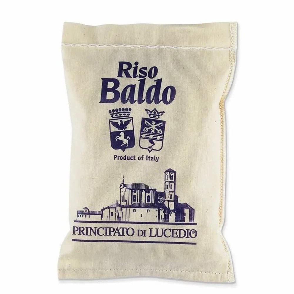 Baldo Rice - 1 kg - in Cellophane Bag with Protective Atmosphere and Sack Canvas