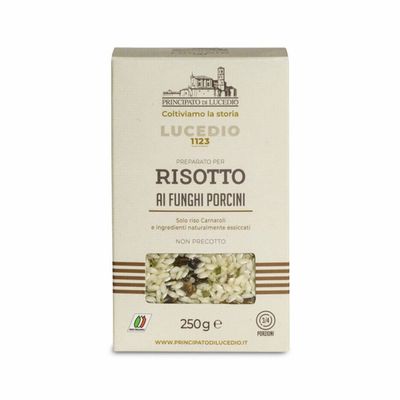 Risotto with porcini mushrooms - 250 g - in Cellophane bag with protective atmosphere
