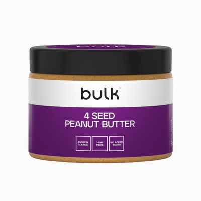 Bulk Natural 4 Seed Peanut Butter, 500 g, Packaging May Vary
