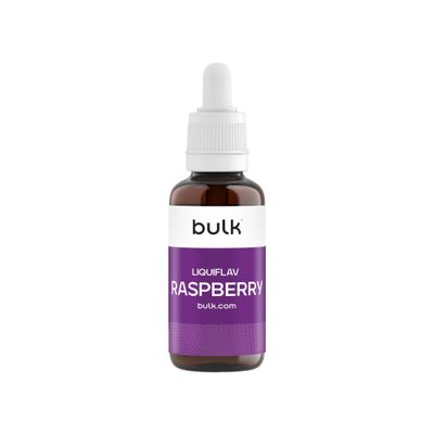 Bulk LiquiFlav, Flavour Drops, Raspberry, 50 ml, Packaging May Vary