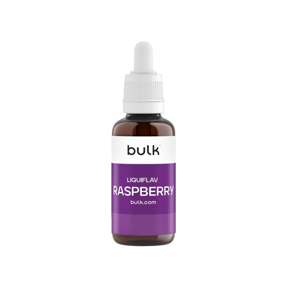 Bulk LiquiFlav, Flavour Drops, Raspberry, 50 ml, Packaging May Vary