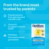 Optibac Probiotics Babies & Children - Kids Probiotic + Vitamin D for Immune Support - Most Trusted By Parents - 90 Sachets view 3