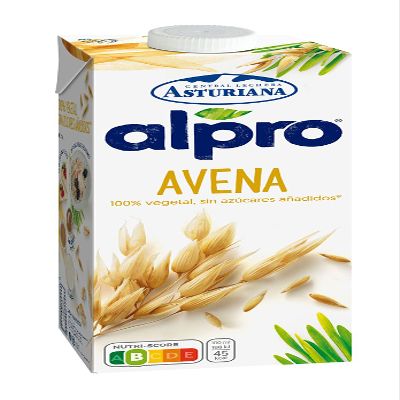Leche Original De Avena Asturiana Alpro Brick 1L