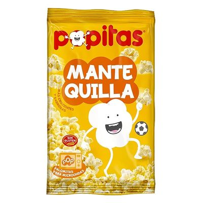 Palomitas Popitas Mantequilla Borges 100gr (Paquete para Microondas) Sin Gluten
