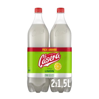La Casera - Lemon, Bipack, 1.5 L (Pack of 2)