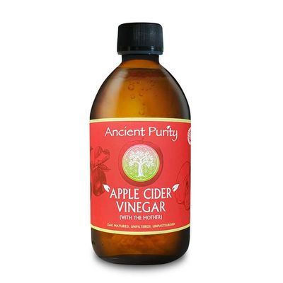 Apple Cider Vinegar with The Mother Raw | Unpasteurised Unfiltered Single Origin England - Ancient Purity 500ml