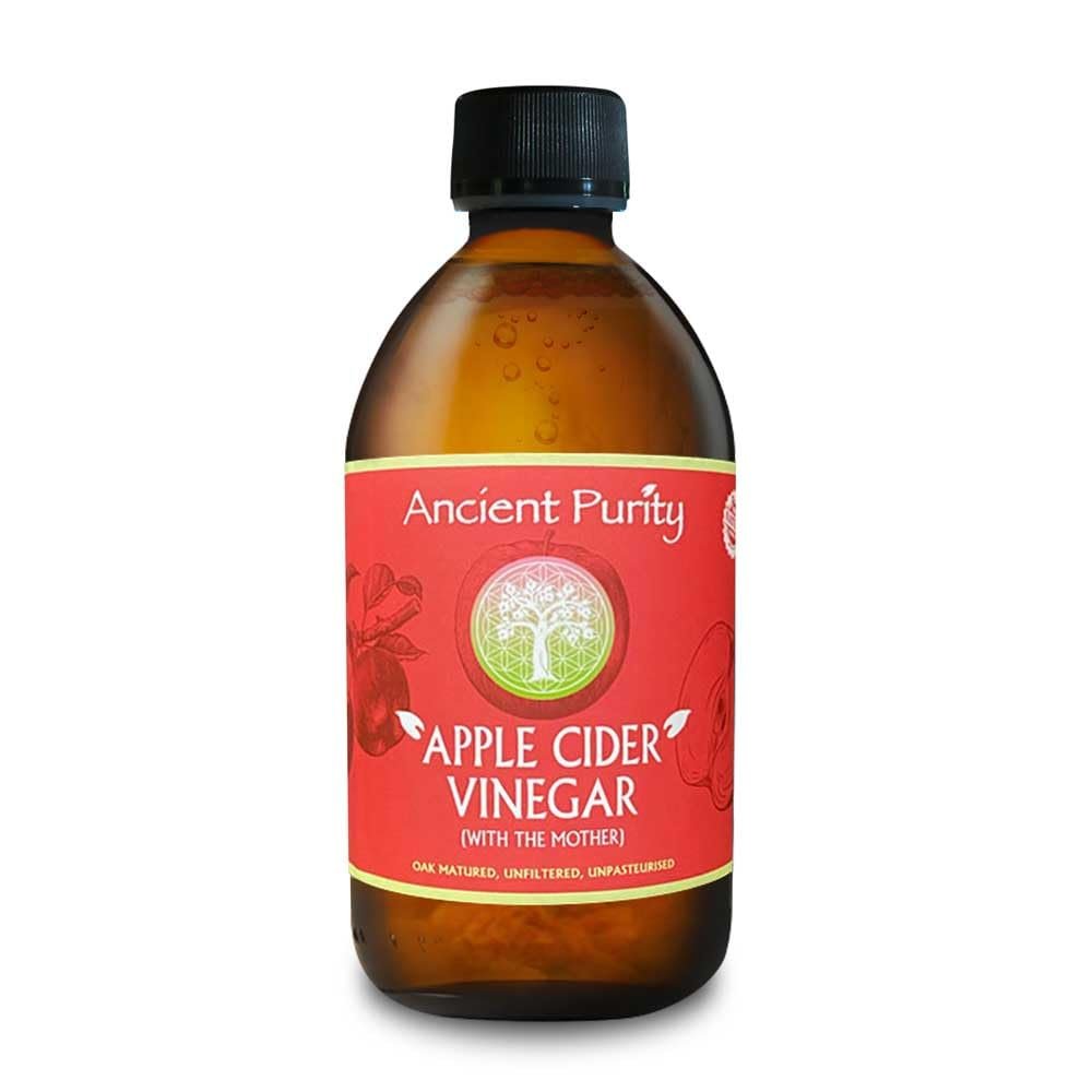 Apple Cider Vinegar with The Mother Raw | Unpasteurised Unfiltered Single Origin England - Ancient Purity 500ml