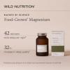 WILD NUTRITION Food-Grown Magnesium Supplements | Naturally Sourced Pure Magnesium for Sleep, to Support Muscle Recovery and Healthy Bones | 60 Capsules view 3