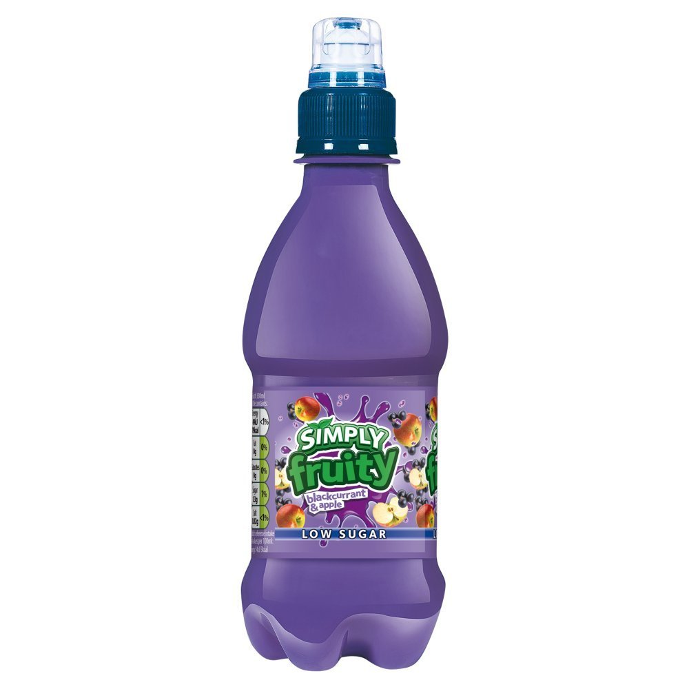 (12 Pack) Simply Fruity Apple & Black Currant - 330ml