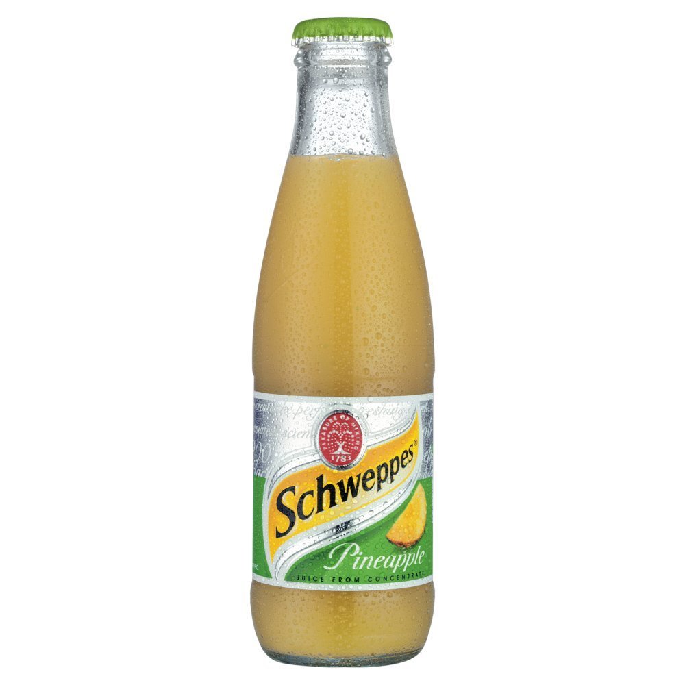 (24 Pack of ) Schweppes Pineapple Juice - 200ml