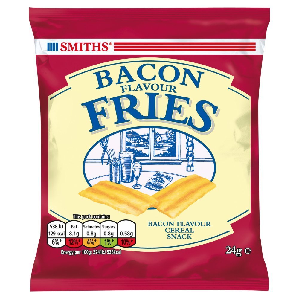 (24 Pack) Walkers Bacon Fries Card - Std